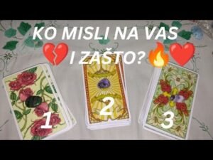 Leia mais sobre o artigo KO MISLI NA VAS I ZAŠTO? 💭🔥💞 IZABERI KARTU – TAROT