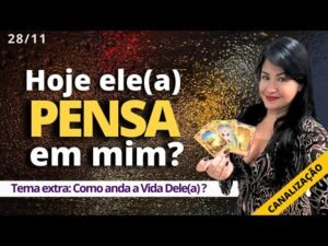 Leia mais sobre o artigo TAROT – LIVE: Ele(a) pensa em mim Hoje? ❤️ 28/11 quinta (O que você significa pra ele(a)?)