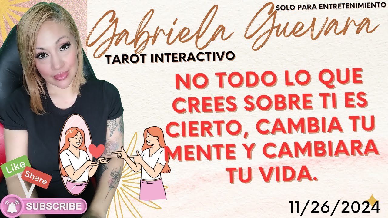 No momento, você está visualizando Tarot – No todo lo que crees sobre ti es cierto, cambia tu mente y cambiara tu vida.