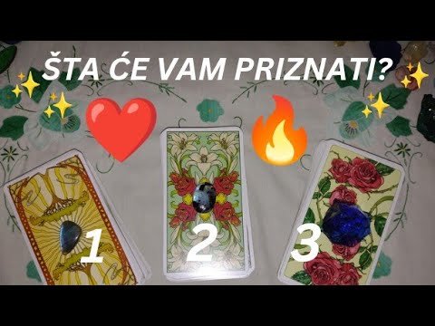 No momento, você está visualizando ŠTA ĆE VAM PRIZNATI? ❤️🔥✨ IZABERI KARTU –  TAROT