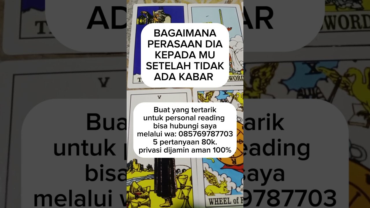 No momento, você está visualizando Bagaimana perasaan dia kepada mu setelah lama tidak ada kabar #tarot