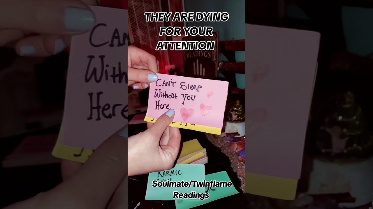 No momento, você está visualizando THEY ARE DYING FOR YOUR ATTENTION #tarot #soulmate #trending #shorts