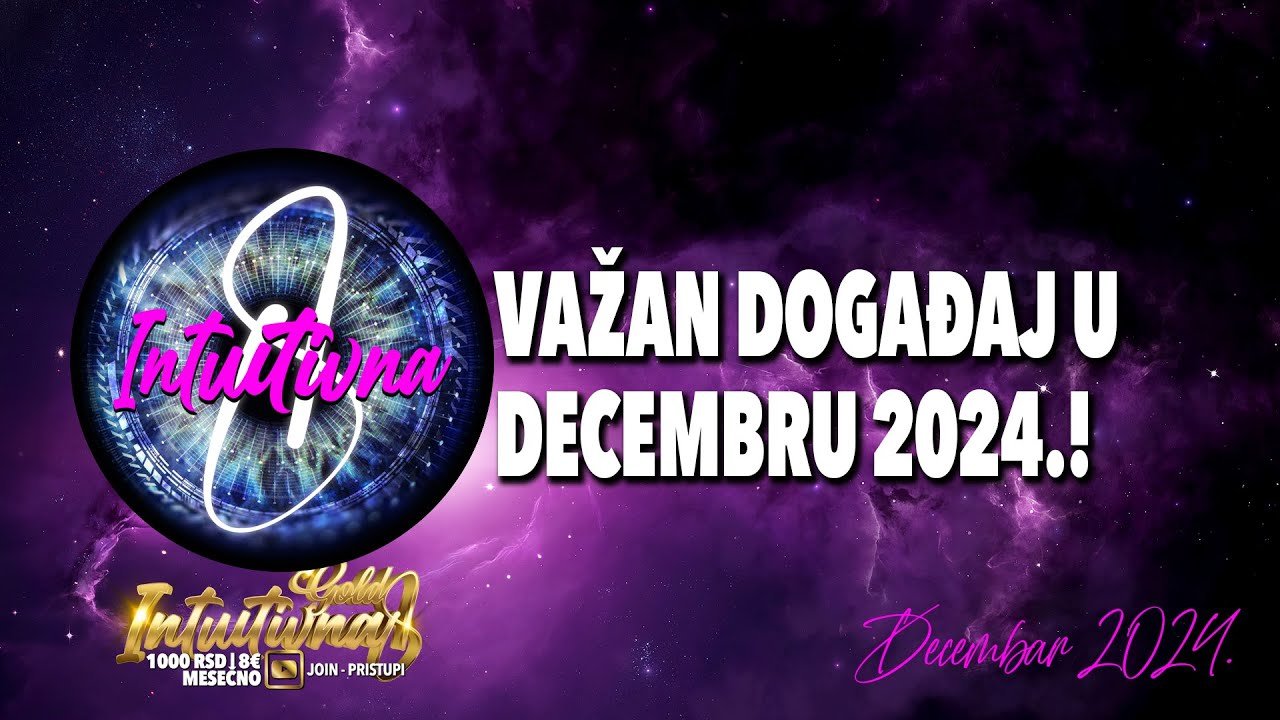 No momento, você está visualizando 🌟VAŽAN DOGAĐAJ U DECEMBRU 2024.!🌟 Tarot citanje 🔮 Tematsko otvaranje  @Intuitivna8