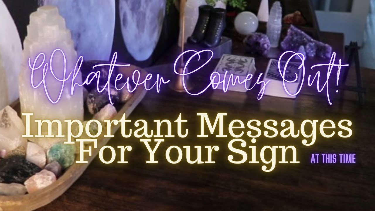 No momento, você está visualizando ALL SIGNS: Whatever Comes Out! Important Messages For YOU