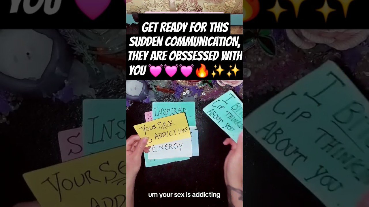 No momento, você está visualizando GET READY FOR THIS SUDDEN COMMUNICATION, THEY ARE OBSSESSED #tarot #trending #soulmate #shorts
