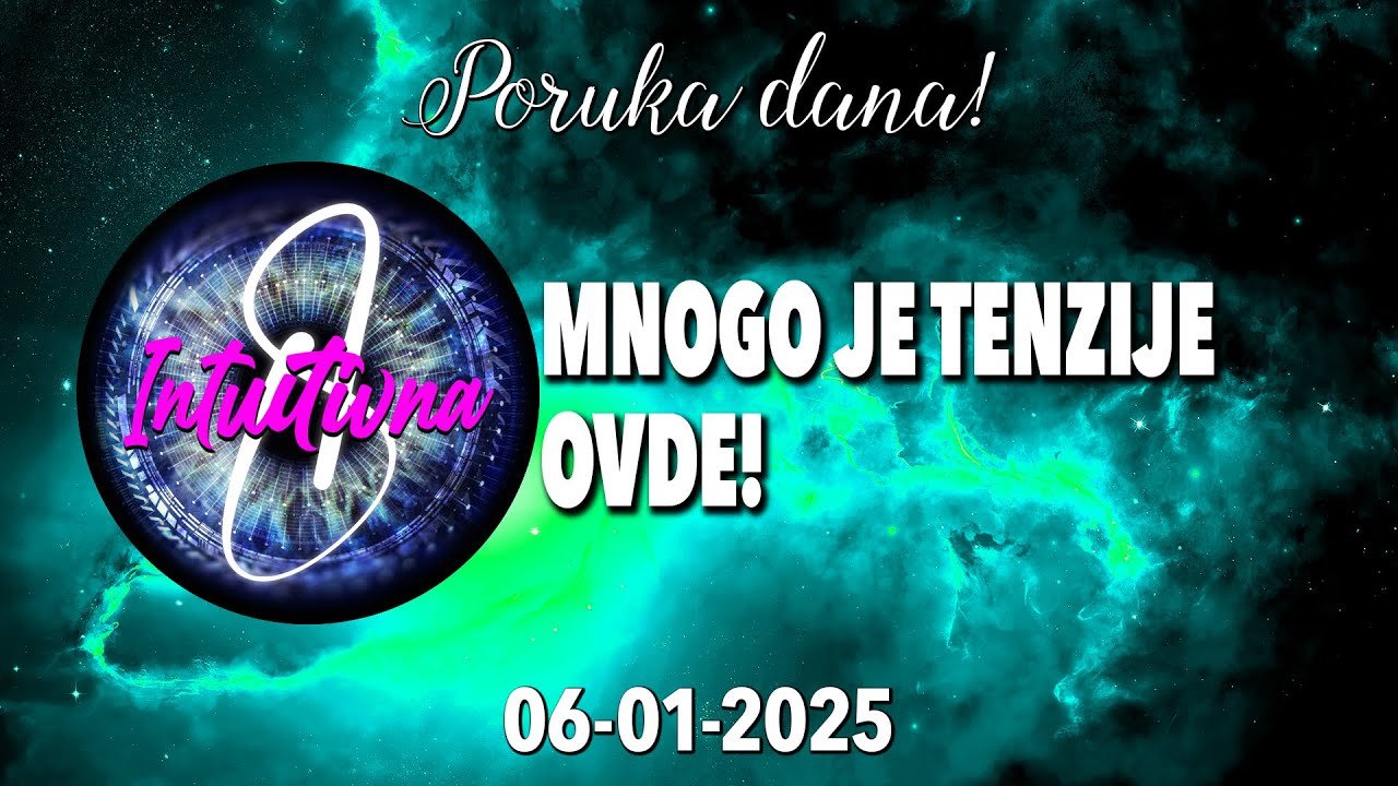 No momento, você está visualizando 📩MNOGO JE TENZIJE OVDE!📩PORUKA DANA 06.01.2025.🌟 Tarot citanje 🔮  @Intuitivna8
