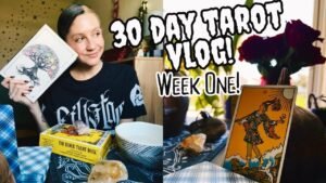 Leia mais sobre o artigo 30 Day Tarot Challenge Begins!🔮 Week 1!✨ My Daily Card Pulls, Journaling, & Witchy Rants!🖤