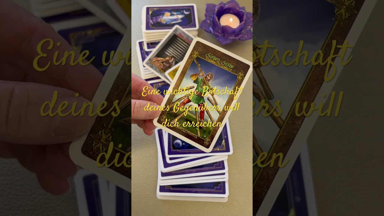 No momento, você está visualizando Eine wichtige Botschaft deines Gegenübers will dich erreichen. Tarotkarten von Angelina Schulze