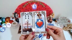 Leia mais sobre o artigo 😍O QUE SE PASSA NA CABEÇA E NO CORAÇÃO DELE(A) HOJE? O QUE ELE VAI FAZER?🔮Tarot Hoje/Baralho Cigano