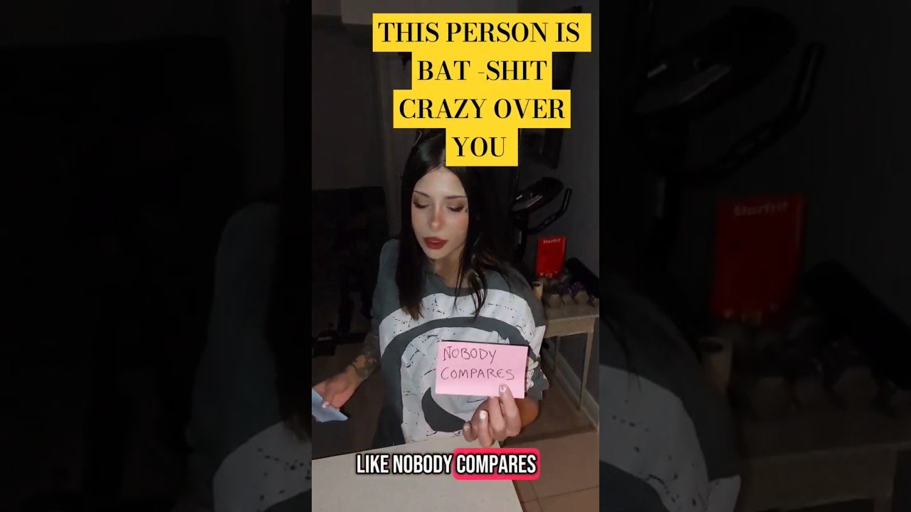 No momento, você está visualizando THIS PERSON IS BAT-SHIT CRAZY OVER YOU #soulmate #tarot #shorts