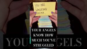 Leia mais sobre o artigo YOUR ANGELS KNOW HOW MUCH YOU’VE STRUGGLED #Karmic #Tarot #soulmate