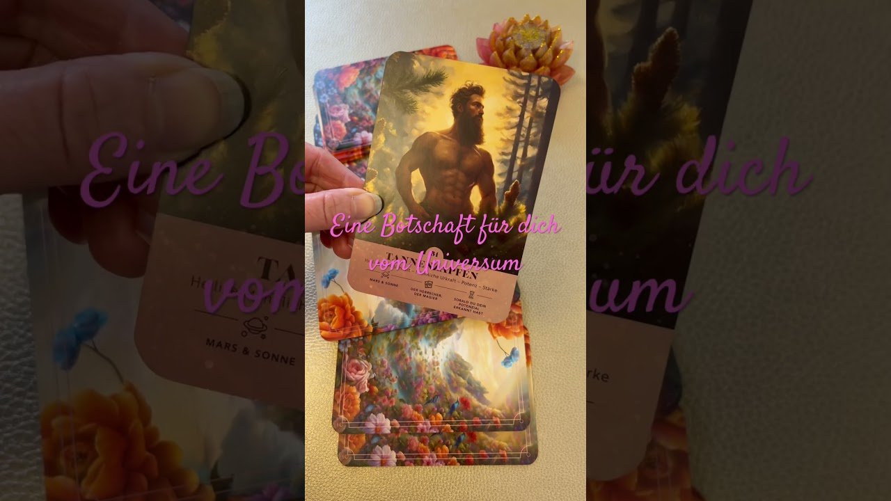 No momento, você está visualizando Eine Botschaft für dich vom Universum. Blüten Orakel, Elvira Gettinger