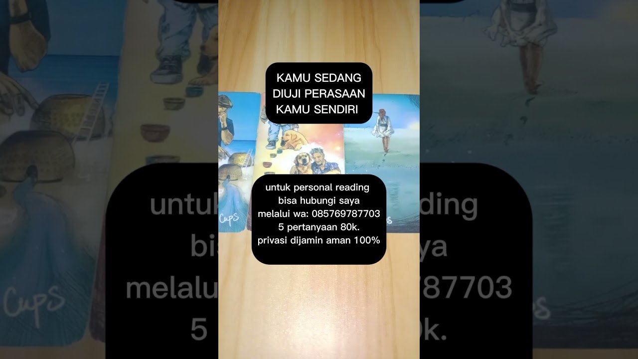 No momento, você está visualizando Kamu sedang diuji perasaan mu sendiri #tarot #tarotindonesia
