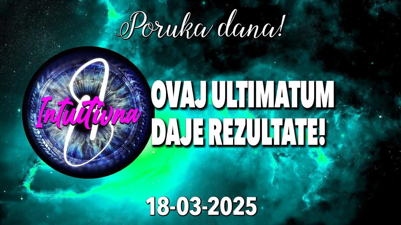 No momento, você está visualizando 📩OVAJ ULTIMATUM DAJE REZULTATE!📩18.03.2025.🌟 Tarot citanje 🔮  @Intuitivna8