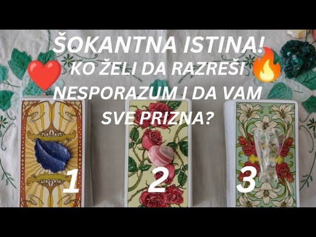 No momento, você está visualizando ŠOKANTNA ISTINA! KO ŽELI DA RAZREŠI NESPORAZUM INDA VAM SVE PRIZNA? 👁️❤️🔥 IZABERI KARTU – TAROT