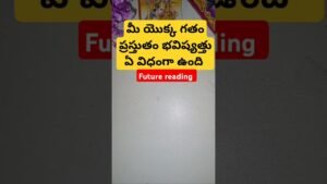 Leia mais sobre o artigo మీ యొక్క గతం ప్రస్తుతం భవిష్యత్తు ఏ విధంగా ఉంది #astrology #magic #fortunetelling #tarot