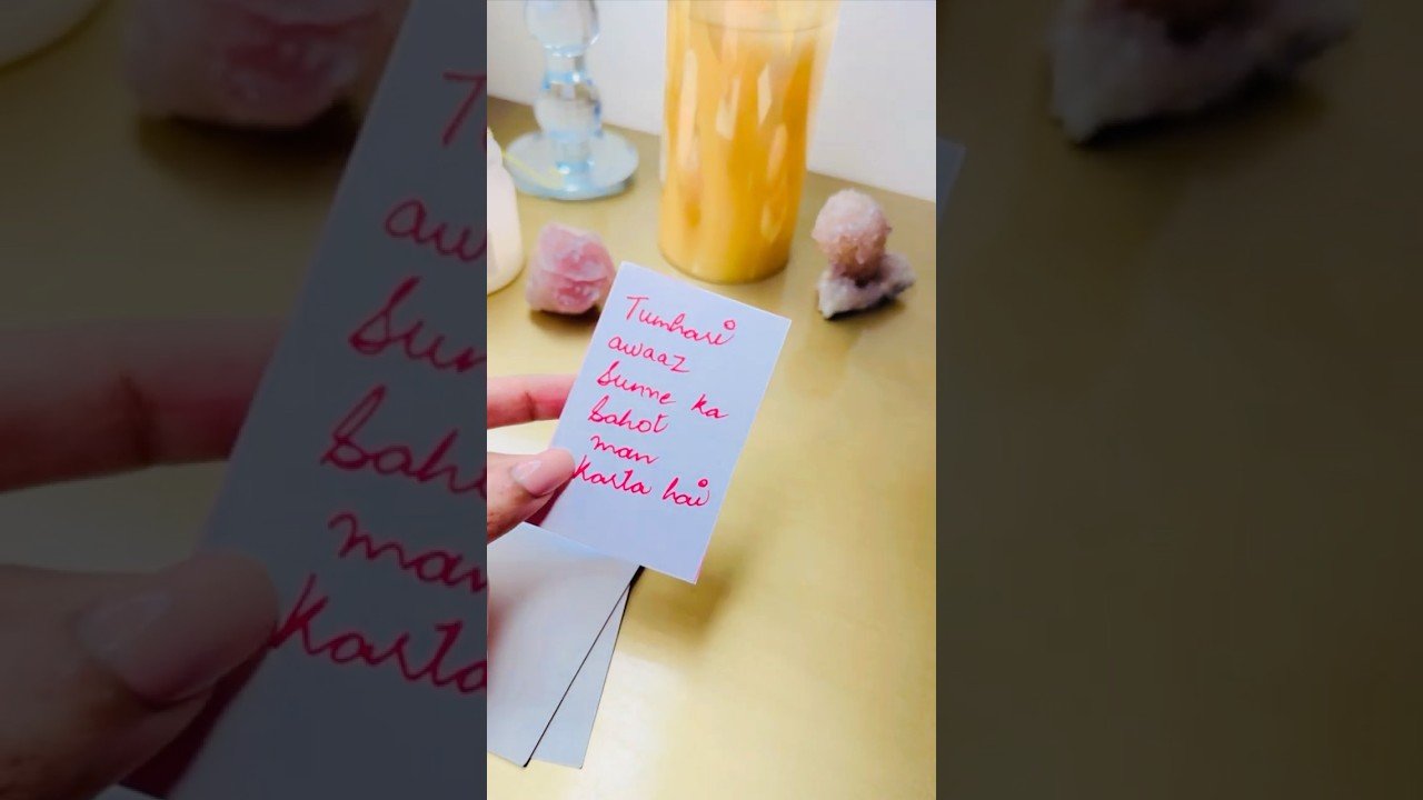 No momento, você está visualizando 🥹♥️अभी उनको आपकी आवाज़ सुनने का बहुत मन हो रहा है #hinditarot #tarot #tarotreading #lovereading