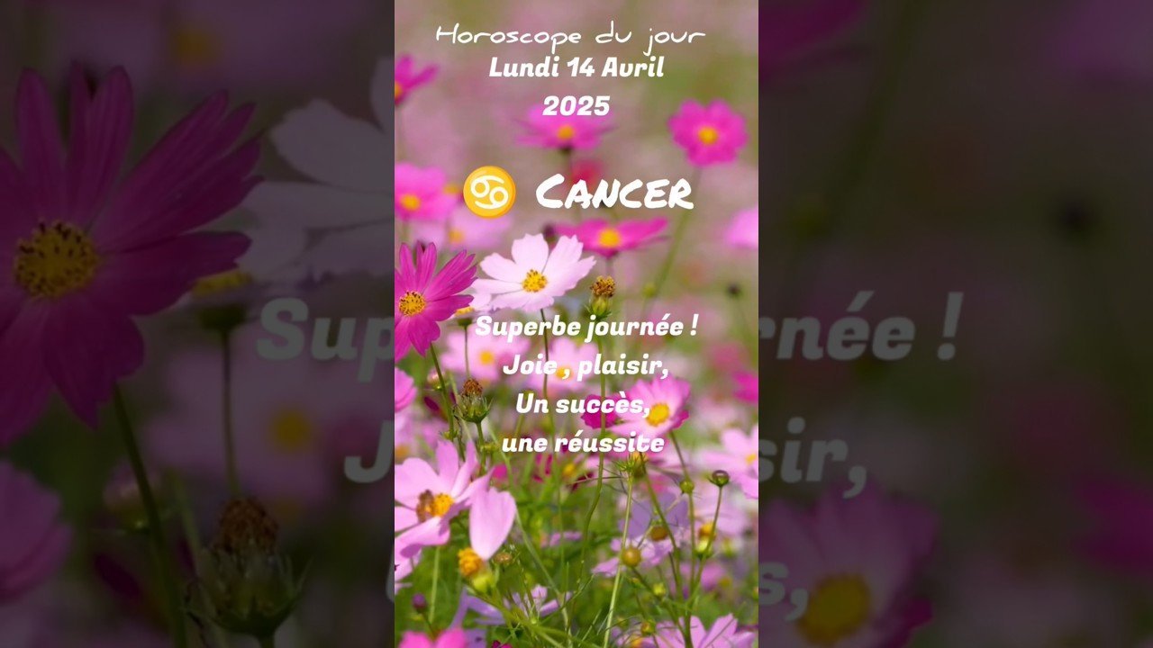 No momento, você está visualizando 🌸 Horoscope du jour – Lundi 14 Avril 2025 #horoscope #signesastrologiques #astrologie #tarot
