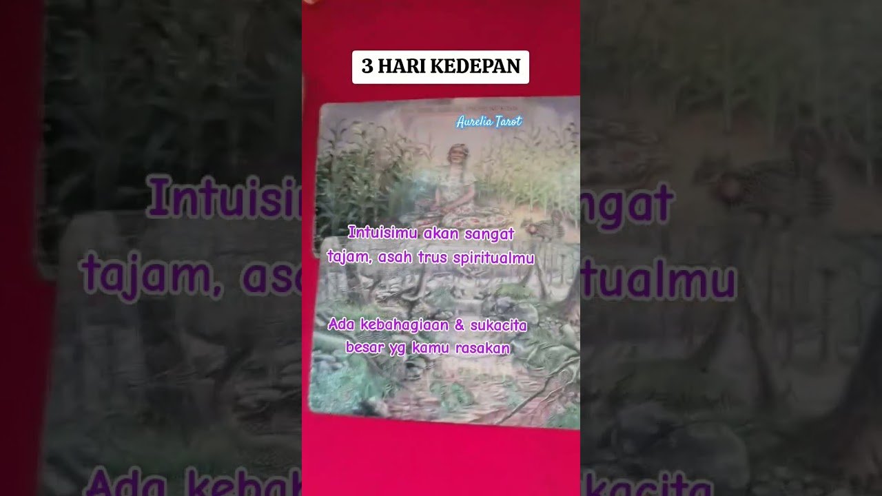 No momento, você está visualizando 3 HARI KEDEPAN Privat reading chat WA +6281915461726 #tarot #viralvideo