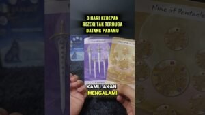Leia mais sobre o artigo 3 HARI KEDEPAN REZEKI TAK TERDUGA DATANG PADAMU #tarot #tarotreading
