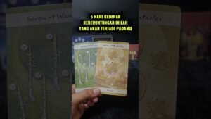 Leia mais sobre o artigo 5 HARI KEDEPAN KEBERUNTUNGAN INILAH YANG AKAN TERJADI PADAMU #tarot