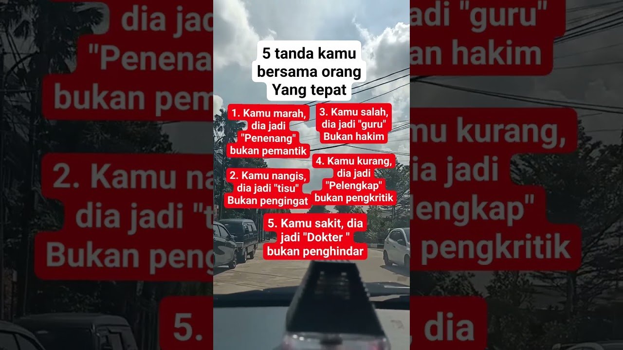 No momento, você está visualizando 5. tanda kamu bersama orang yang tepat #shots #hiburansegar #hiburan #tarot