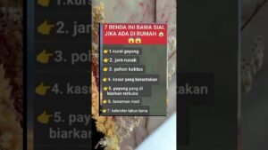 Leia mais sobre o artigo 7 benda ini bawa sial jika ada di rumah#shorts #shortvideo #tarot #shortsviral