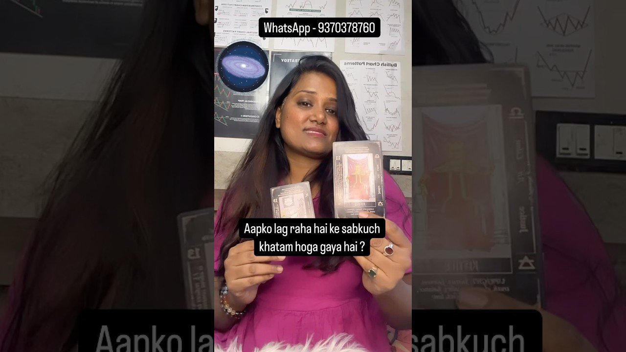 No momento, você está visualizando Aapko lag raha hai ke sabkuch khatam hoga gaya hai #tarot #love #universe #angel #relationships