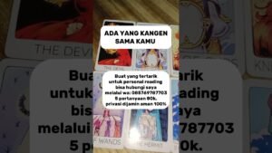 Leia mais sobre o artigo Ada yang kangen sama kamu #tarot #tarotindonesia