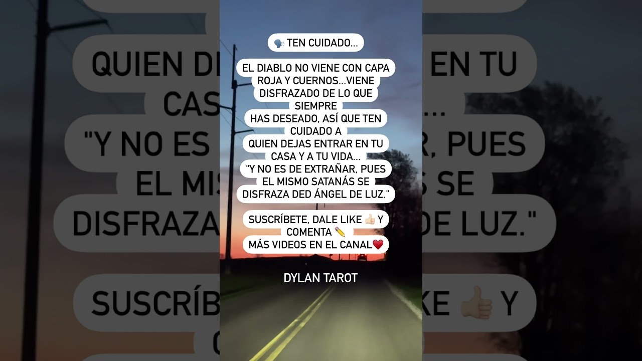 No momento, você está visualizando CUIDADITO ❌ #dioscontigo #diosesbueno #frases #taromancia #dylantarot #tarotamornuevo #tarot