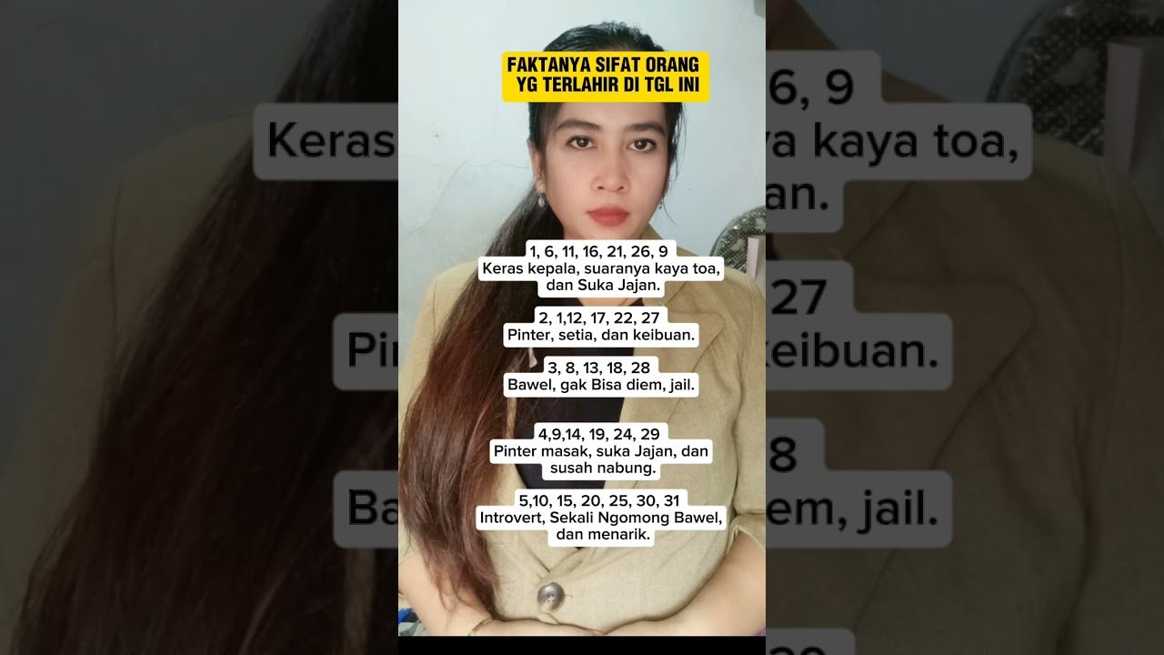 No momento, você está visualizando faktanya orang yang terlahir di tanggal ini #shots #masukberanda #hiburansegar #hiburan #tarot