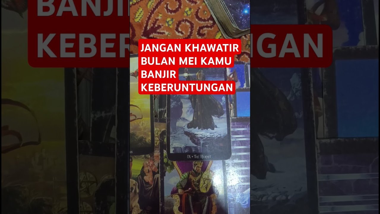 No momento, você está visualizando JANGAN KHAWATIR BULAN MEI KAMU BANJIR KEBERUNTUNGAN #tarot #tarotreading