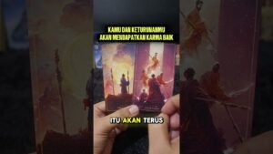 Leia mais sobre o artigo KAMU DAN KETURUNANMU AKAN MENDAPATKAN KARMA BAIK #generalreading #tarot