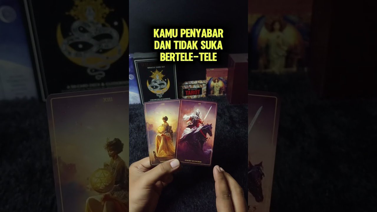 No momento, você está visualizando KAMU PENYABAR DAN TIDAK SUKA BERTELE-TELE #tarot #tarotreading