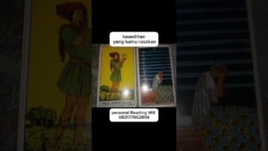 Leia mais sobre o artigo kesedihan yang kamu rasakan #tarot #konsultasi #tarotreading #ramalan #short #bacatarot #reading