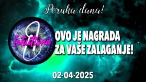 Leia mais sobre o artigo 📩OVO JE NAGRADA ZA VAŠE ZALAGANJE!📩02.04.2025.🌟 Tarot citanje 🔮  @Intuitivna8