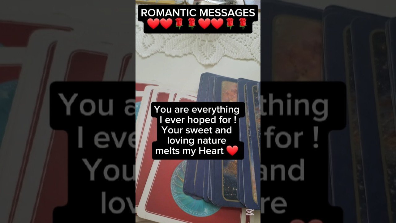 No momento, você está visualizando ROMANTIC MESSAGES #futurespouse #twinflame #shorts #soulmate #tarot #tarotreading #love