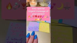 Leia mais sobre o artigo Special message of your person 💯💍#tarot #hinditarot #shortsviral #twinflame 💞❣️💕🌹💋🌙🩷🩵⚖️💖🔥