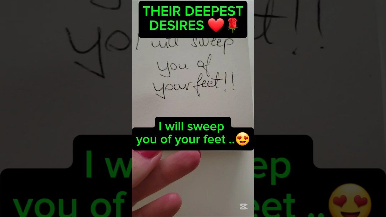 No momento, você está visualizando THEIR DEEPEST DESIRES 💋😍#futurespouse #twinflame #shorts #soulmate #tarot #love #romance