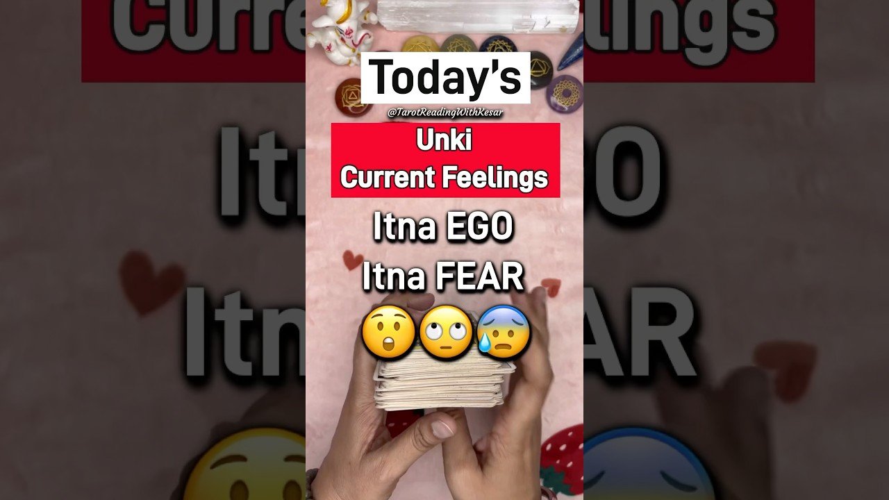 No momento, você está visualizando Unki Current Feelings Today 😟😱 | Tarot Hindi | #tarot #youtubeshorts
