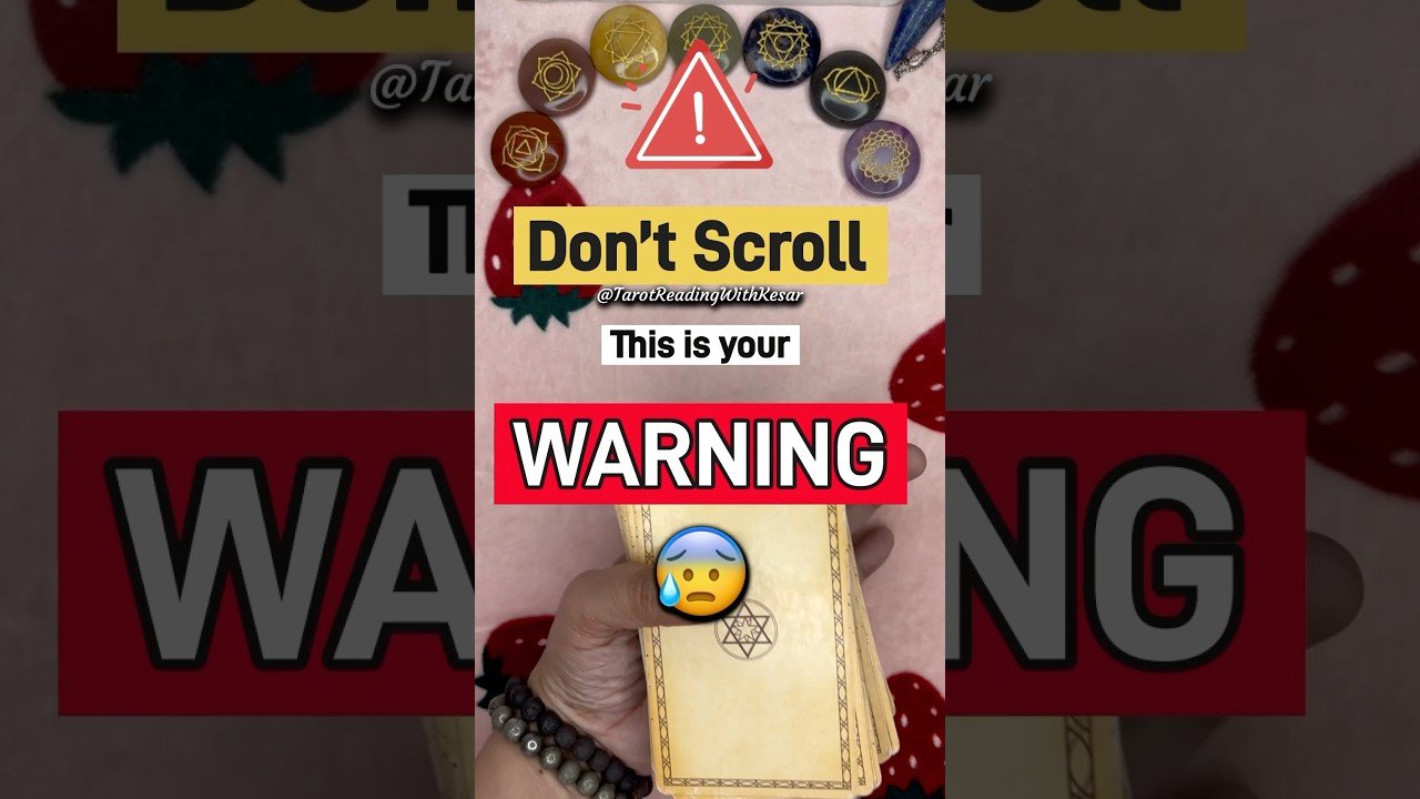 No momento, você está visualizando ⚠️urgent message from Universe | Tarot Reading Hindi | #tarot #youtubeshorts
