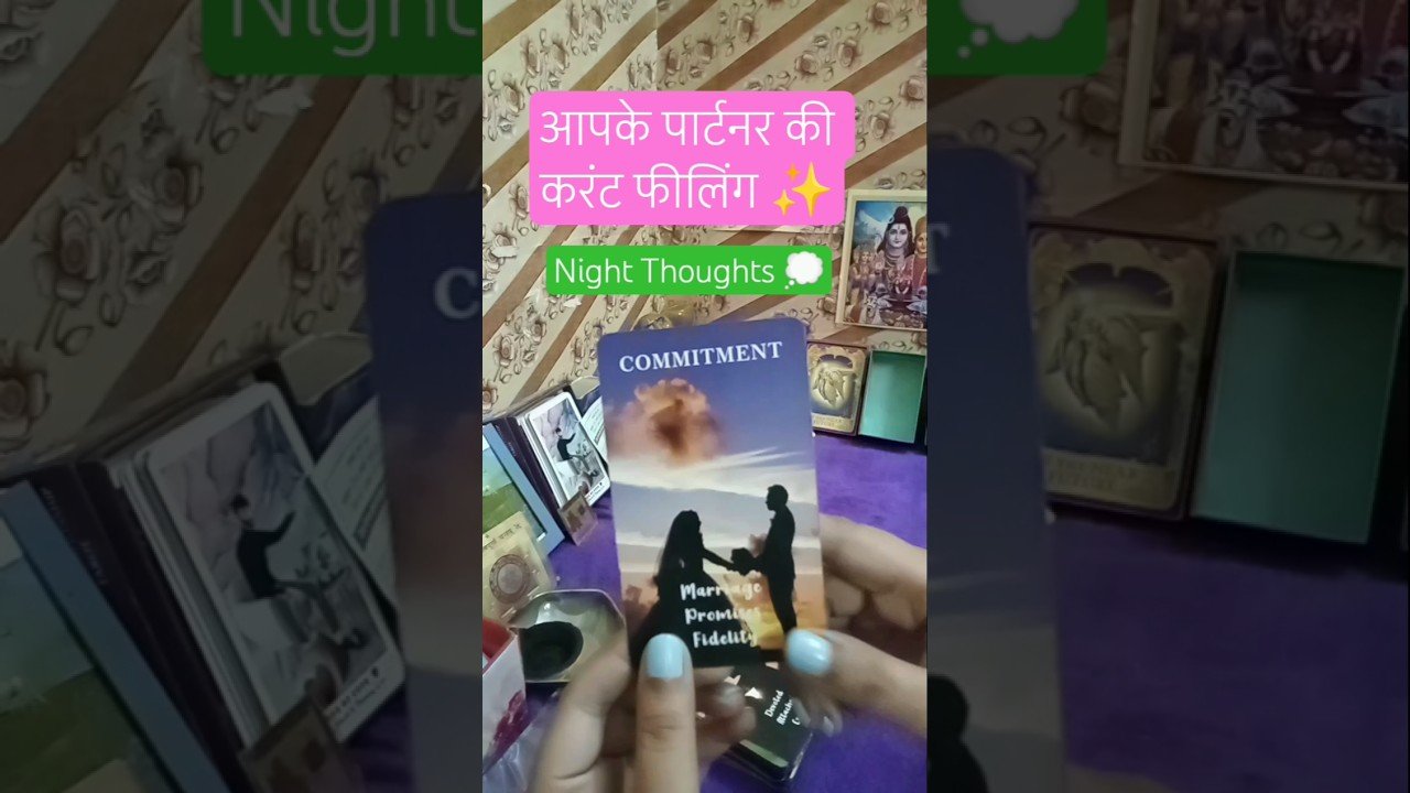 No momento, você está visualizando 🌹अपने पार्टनर का नाम लेकर ये रीडिंग देखे 🧿CURRENT FEELINGS TODAY🧿#tarot#hinditarot #shorts#ytshorts