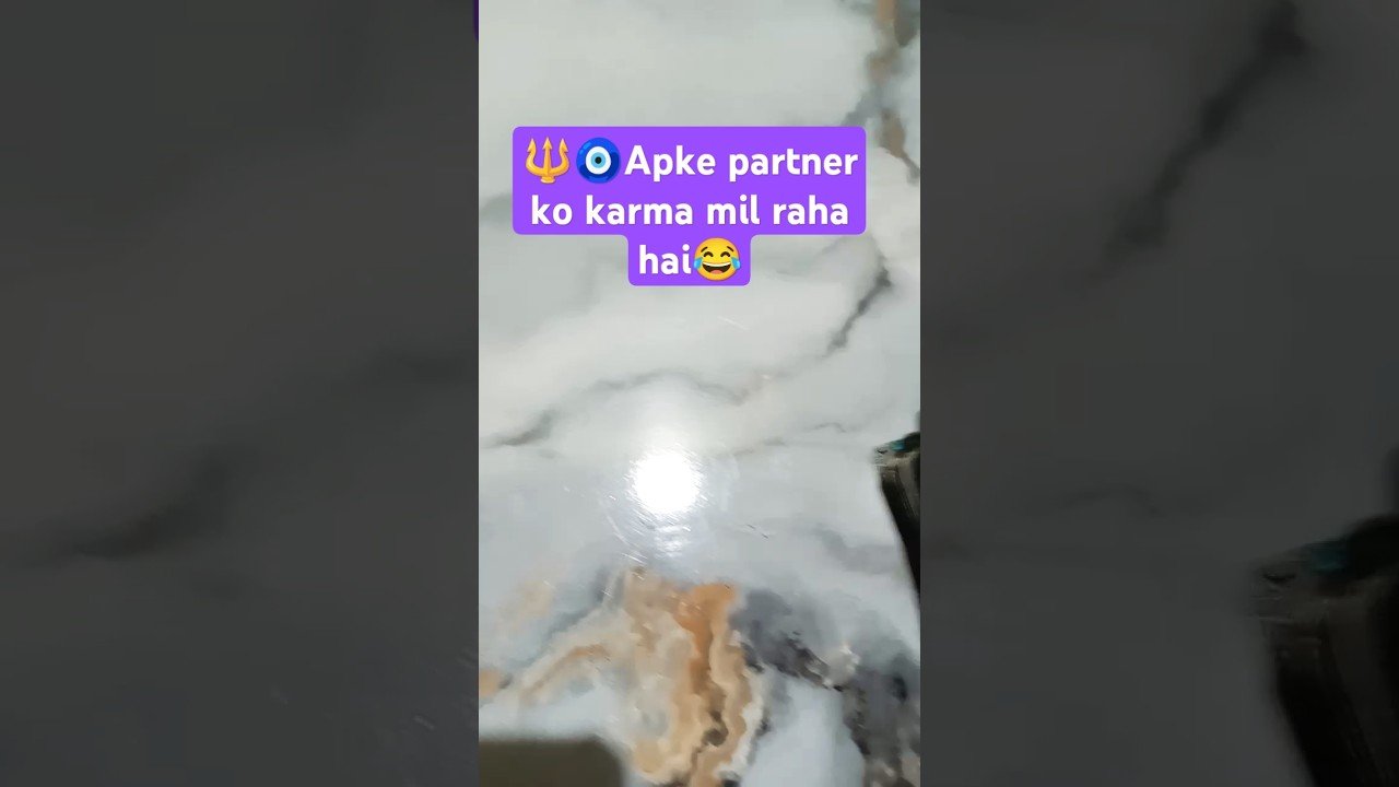 No momento, você está visualizando 🧿🔱 apke partner ko karam mil raha hai😂#matarani #tarot #love#trending #viralvideo #short #makali#jai