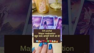 Leia mais sobre o artigo 5/5 portal major realisation💞🩵💋😱#tarot #hinditarot #shortsviral #twinflame ❣️💕💚💍🌙🩷😱😱🎁🔥