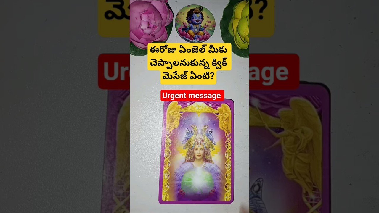 No momento, você está visualizando ఈరోజు ఏంజెల్ మీకు చెప్పాలనుకున్న క్విక్ మెసేజ్ ఏంటి? #numerology4 #tarot #magic #tarotcardreading