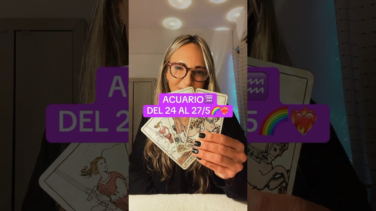 No momento, você está visualizando #acuario ❤️MENSAJE DEL 24 al 27/5 #hoy #amor #youtubetarot#tarot
