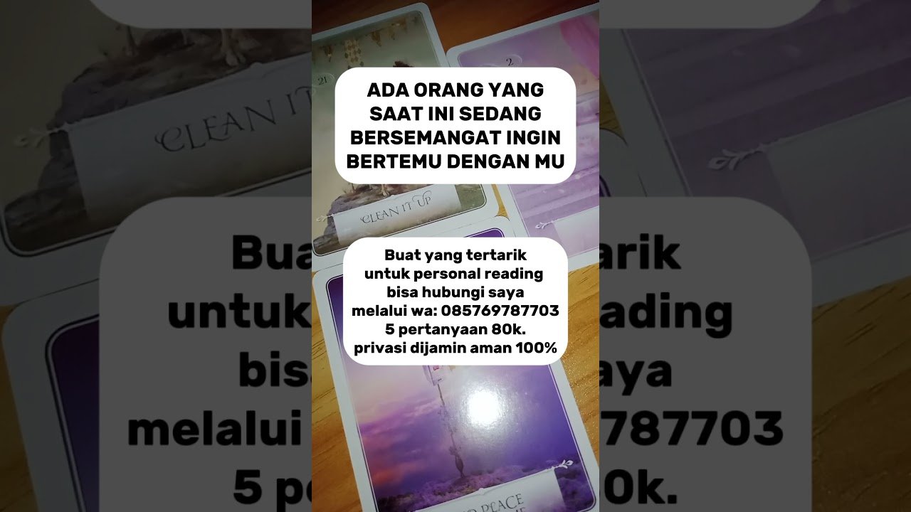 No momento, você está visualizando Ada orang yang saat ini sedang bersemangat ingin bertemu dengan mu #tarot #tarotindonesia
