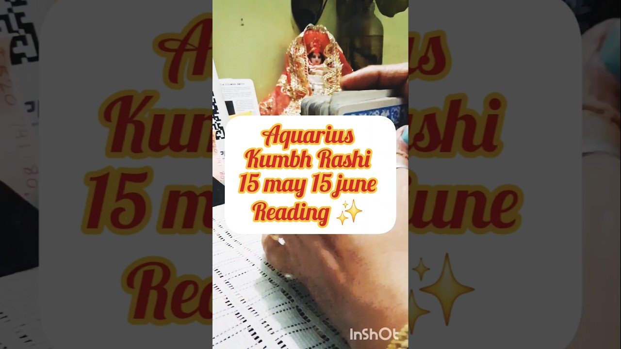 No momento, você está visualizando Aquarius ♒️ Kumbh rashi may 15 to june 15 reading #divine #tarot #Aquarius #shivashakti #shorts #111