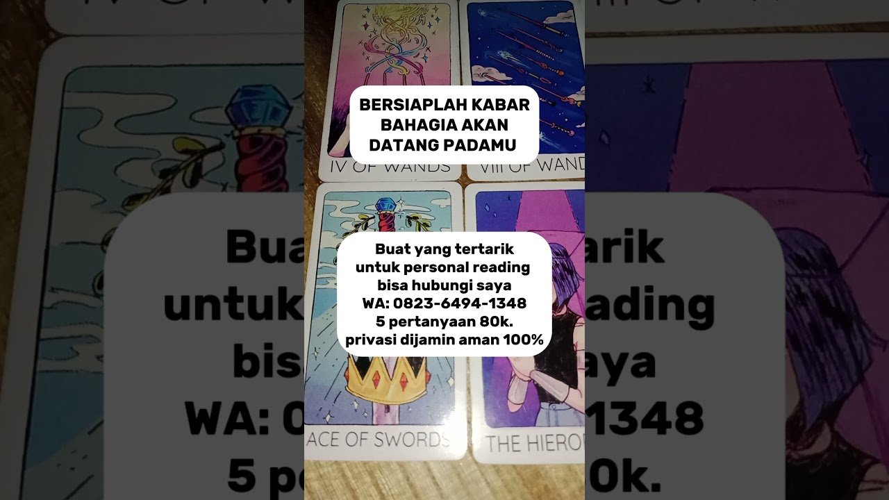 No momento, você está visualizando Bersiaplah kabar bahagia akan datang padamu #tarotindonesia #tarot