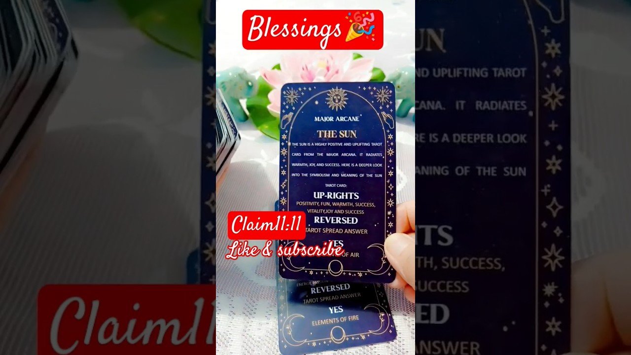 No momento, você está visualizando Blessings of universe 🎊🎊🎊🎊🎊 #tarot #trending #viral #shorts